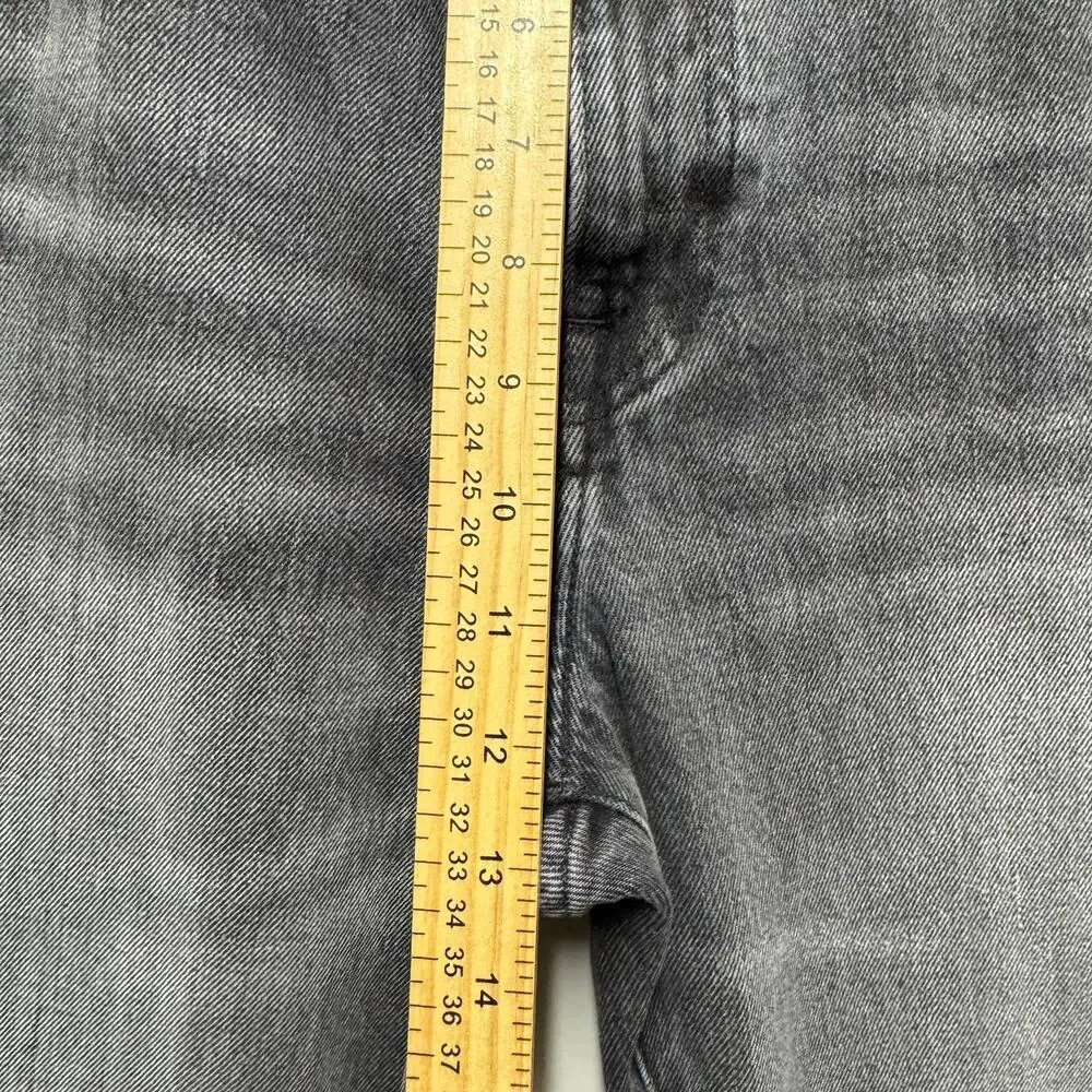 J.Crew Men’s Classic Straight Leg Jeans Gray Black Washed Denim W33 L30